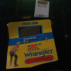 Wrangler regular fit stretch denim